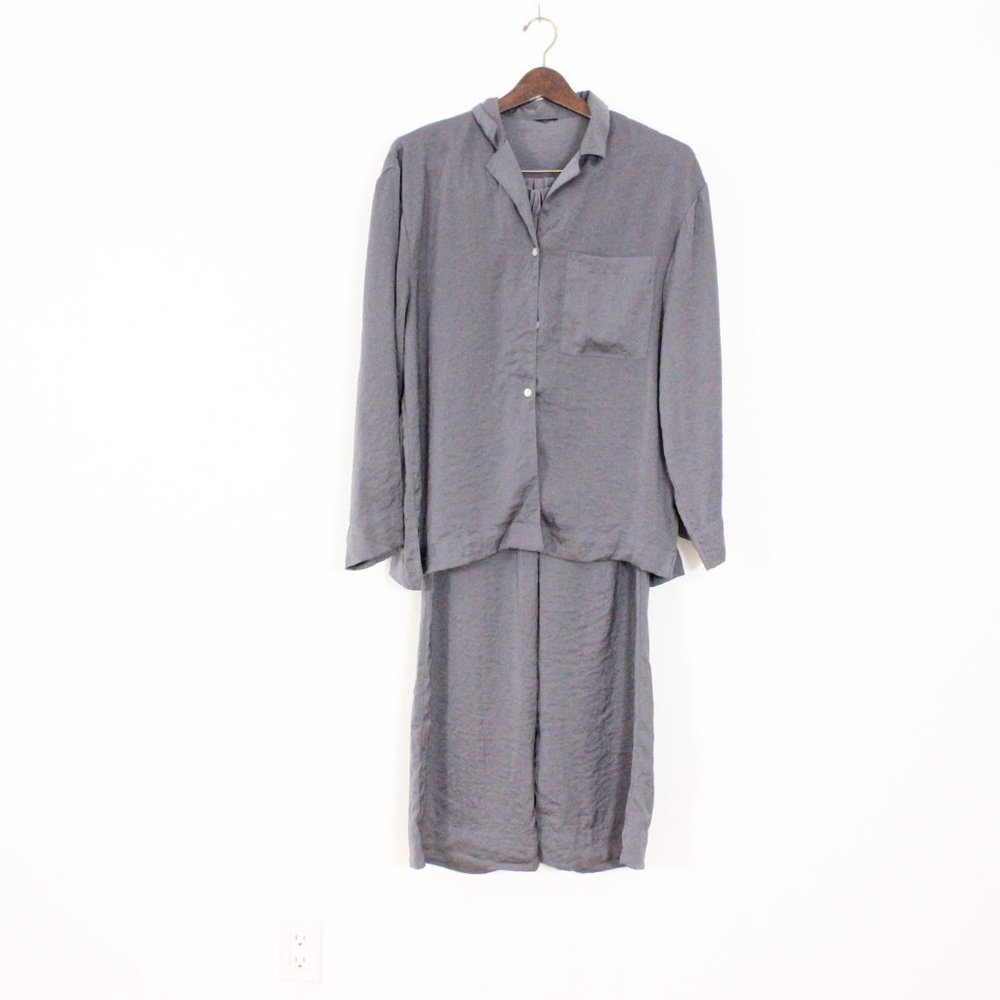 H&M Purple/Grey Satin Pajamas - Picture 4 of 10